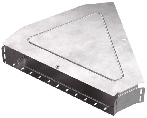 Угол для лотка горизонтальный с крышкой Промрукав Стандарт 45град. 600х100 фото Угол для лотка горизонтальный с крышкой Промрукав Стандарт 45град. 600х100 картинка